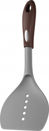 Лопатка ARDESTO Gemini, 33см, нейлон, нержавіюча сталь, пластик, сіро-коричневий (AR2144PG) Лопатка ARDESTO Gemini, 33см, нейлон, нержавіюча сталь, пластик, сіро-коричневий (AR2144PG) | Фото 4