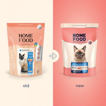 Для дорослих стерилізованих котів HOME FOOD Морський коктейль гіпоалергенний 1,6кг (4820235020200) | Фото 2