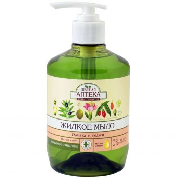 Зеленая аптека Оливка и годжи 460мл (4823015905865) Зеленая аптека Оливка и годжи 460мл (4823015905865) | Фото 1