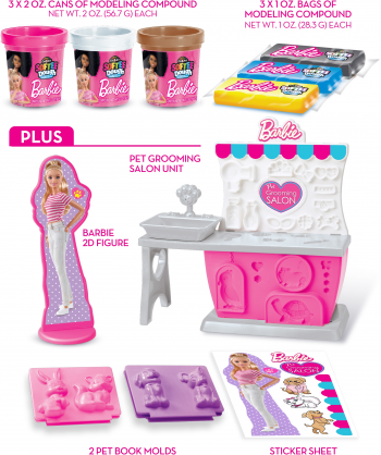 Тісто для ліплення Cra-Z-Art Barbie Зоомагазин з формами, набір 10од (34041CRA) | Фото 6