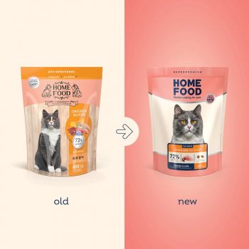 Корм для вибагливих стер. дорослих котів HOME FOOD Gourmet Курка і печінка 400г (4820235020118) Корм для вибагливих стер. дорослих котів HOME FOOD Gourmet Курка і печінка 400г (4820235020118) | Фото 6