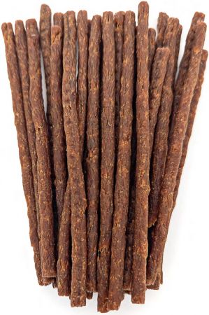 Ласощі для собак HOME FOOD соломка з лосося 80г (4820235024081) | Фото 2