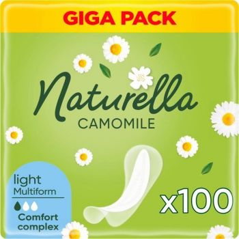 Купить средство женской гигиены Прокладки гігієнічні щоденні NATURELLA Сamomile Light Multiform 100 шт | Фото 1