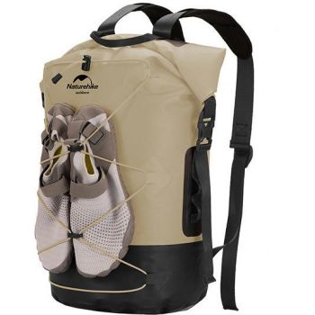 Рюкзак водонепроникний Naturehike NH21FSB04, 40л, бежевий (6927595788264) | Фото 1