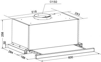 Витяжка HANSA OTP6241BH | Фото 3