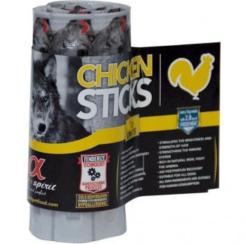 Беззернові ласощі для собак Alpha Spirit Dog Sticks Chicken з куркою, стіки (16 х 10 гр) 160 г (as5104415) | Фото 1