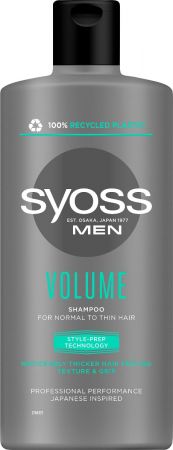 Купить шампунь для волос SYOSS Men Volume для нормального та тонкого волосся 440 мл (9000101277456) | Фото 1