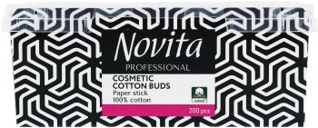 Палички ватні Novita Professional 200 шт (4823071648072) | Фото 2