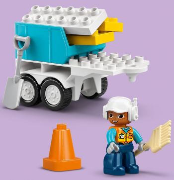 Конструктор LEGO DUPLO Town 3 в 1 Будівельний майданчик та техніка (10476) Купить конструктор Конструктор LEGO DUPLO Town 3 в 1 Будівельний майданчик та техніка (10476) | Фото 5