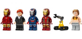 Конструктор LEGO Super Heroes Marvel Лабораторія Залізної Людини: зал обладунків (76315) | Фото 10