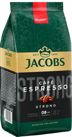 Кава Jacobs зерна Espresso, 1000гр, купаж арабіка/робуста (8711000539187) | Фото 3