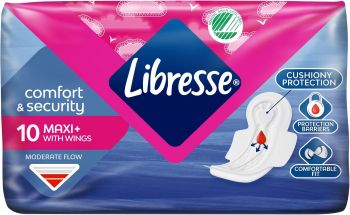Прокладки гігієнічні LIBRESSE Maxi Normal Wing 10 шт. (7310790088137) Прокладки гігієнічні LIBRESSE Maxi Normal Wing 10 шт. (7310790088137) | Фото 2