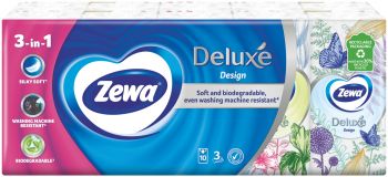 Носові хусточки ZEWA Deluxe 10 (7322540043440) | Фото 2