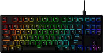 Ігрова клавіатура HyperX Alloy Origins Core PBT Red USB RGB EN/UA, Black (639N7AA) Ігрова клавіатура HyperX Alloy Origins Core PBT Red USB RGB EN/UA, Black (639N7AA) | Фото 2