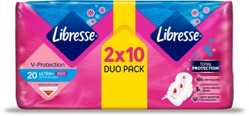 Прокладки гігієнічні LIBRESSE Ultra Normal soft deo 20 шт. (7322540356847) | Фото 3