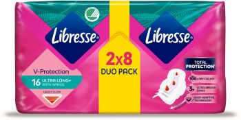 Прокладки гігієнічні LIBRESSE Ultra Super soft, 16 шт. (7322540388442) | Фото 3