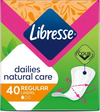 Щоденні гігієнічні прокладки LIBRESSE Natural Care Pantyliners Normal 40шт (7322540306392) Щоденні гігієнічні прокладки LIBRESSE Natural Care Pantyliners Normal 40шт (7322540306392) | Фото 2
