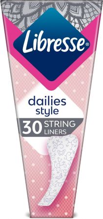 Щоденні гігієнічні прокладки LIBRESSE Daily Fresh String 30 шт. (7310791193892) | Фото 2