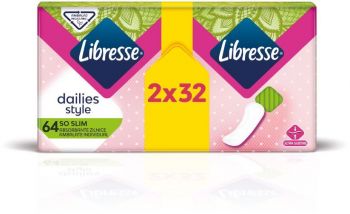 Щоденні гігієнічні прокладки LIBRESSE Daily Fresh Normal, 64 шт. (7322540575477) | Фото 2