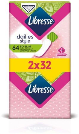 Щоденні гігієнічні прокладки LIBRESSE Daily Fresh Normal, 64 шт. (7322540575477) | Фото 3