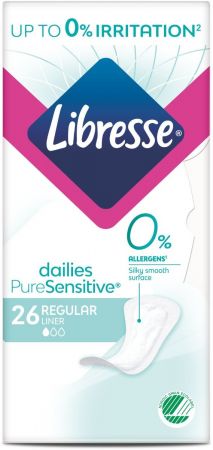 Щоденні гігієнічні прокладки LIBRESSE Pure Sensitive Normal 26 (7322541161914) | Фото 2