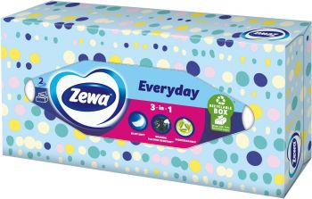 Серветки косметичні ZEWA Everyday 100 шт. (7322540043464) | Фото 2