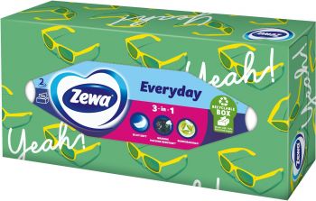 Серветки косметичні ZEWA Everyday 100 шт. (7322540043464) | Фото 5