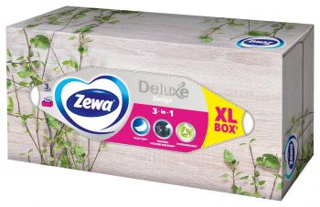 Серветки косметичні 3 шари ZEWA Deluxe 150 шт (7322541685564) | Фото 4