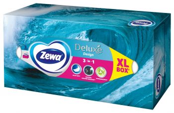 Серветки косметичні 3 шари ZEWA Deluxe 150 шт (7322541685564) | Фото 5