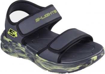 Сандалі для хлопчиків Skechers S Lights - Sola Glow 407032L CCBK 35 (3 US) сірі Сандалі для хлопчиків Skechers S Lights - Sola Glow 407032L CCBK 35 (3 US) сірі | Фото 5