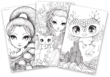 Набір для творчості Nebulous Stars – Розмальовка з Водою, Білі Листи: Візьми в Дорогу (11452) | Фото 11