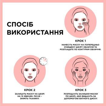 Маска тканинна Garnier Skin Naturals Живлення з кокосовим молоком 28г (3600542319768) Маска тканинна Garnier Skin Naturals Живлення з кокосовим молоком 28г (3600542319768) | Фото 4
