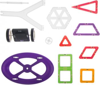 Купить конструктор Конструктор Magplayer магнітний набір 88 ел. MPT-88 | Фото 4