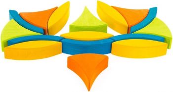 Купить конструктор Конструктор дерев'яний Nic Квітка (NIC523062) | Фото 2