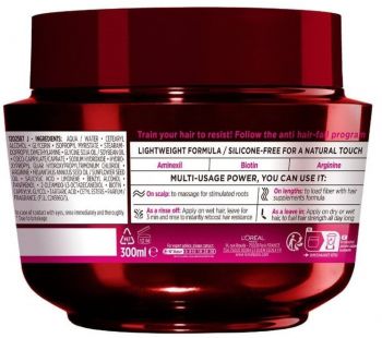 Маска L'oreal Paris Elseve Сила Аргініну Х3 Для слабкого, схильного до випадіння волосся 300мл | Фото 2