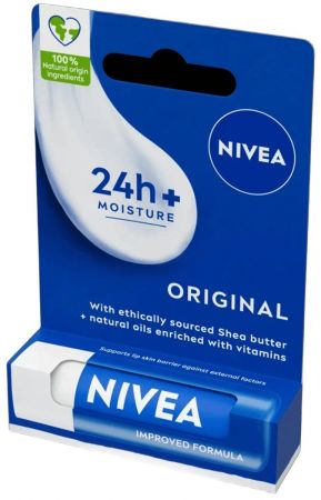 Бальзам для губ NIVEA lip care Original 4,8 г (4006000002057) | Фото 4
