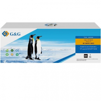 Купить расходный материал для принтеров Картридж G&G до HP 136X LJ M211/M212/M236 Black (2600 стор)-чіп без лічильника (G&G-W1360X_NC) | Фото 1
