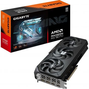 Відеокарта GIGABYTE Radeon RX 9070 16GB GAMING OC (GV-R9070GAMING_OC-16GD) Відеокарта GIGABYTE Radeon RX 9070 16GB GAMING OC (GV-R9070GAMING_OC-16GD) | Фото 1