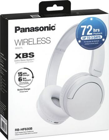 Навушники PANASONIC RB-HF630B White (RB-HF630BE-W) Навушники PANASONIC RB-HF630B White (RB-HF630BE-W) | Фото 2