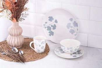 Чашка ARDESTO Capri, 320мл, порцеляна, біло-блакитний (AR0432CWB) Купить чашку, кружку Чашка ARDESTO Capri, 320мл, порцеляна, біло-блакитний (AR0432CWB) | Фото 4