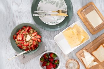 Тарілка супова ARDESTO Capri, 630мл, 20см, зелений (AR0520CG) | Фото 4