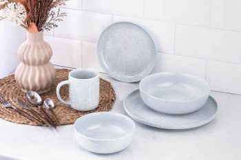 Тарілка десертна ARDESTO Loreto, 19см, блакитний (AR1019LB) | Фото 5