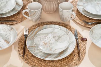 Тарілка супова ARDESTO Sparkle, 710мл, 20см, багатоколірна (AR0920S) | Фото 4