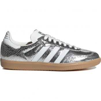 Кеди жіночі ADIDAS Samba Og JR0035 36 (3.5 UK) сріблясті (4067904504665) | Фото 1