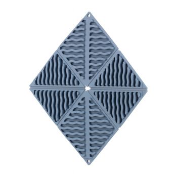 Купить кухонную принадлежность Підставка під гаряче Ardesto Gemini, 16.5х16.5х1.7см, силікон, синій (AR4012B) | Фото 1