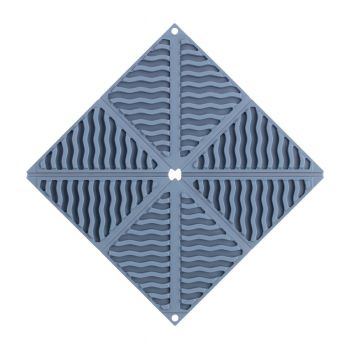 Підставка під гаряче Ardesto Gemini, 16.5х16.5х1.7см, силікон, синій (AR4012B) | Фото 2