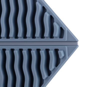 Підставка під гаряче Ardesto Gemini, 16.5х16.5х1.7см, силікон, синій (AR4012B) | Фото 3