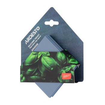 Підставка під гаряче Ardesto Gemini, 16.5х16.5х1.7см, силікон, синій (AR4012B) | Фото 5