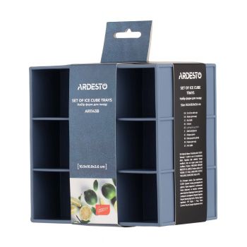 Набір форм для льоду ARDESTO Gemini, 2шт, 10.9х10.9х3.6см (AR1143B) Набір форм для льоду ARDESTO Gemini, 2шт, 10.9х10.9х3.6см (AR1143B) | Фото 4