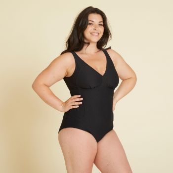 Цілісний купальник Nabaiji Kaipearl 8527291 44 чорний | Фото 7